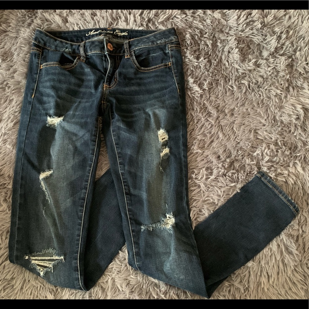 American Eagle Destroyed Jeans
